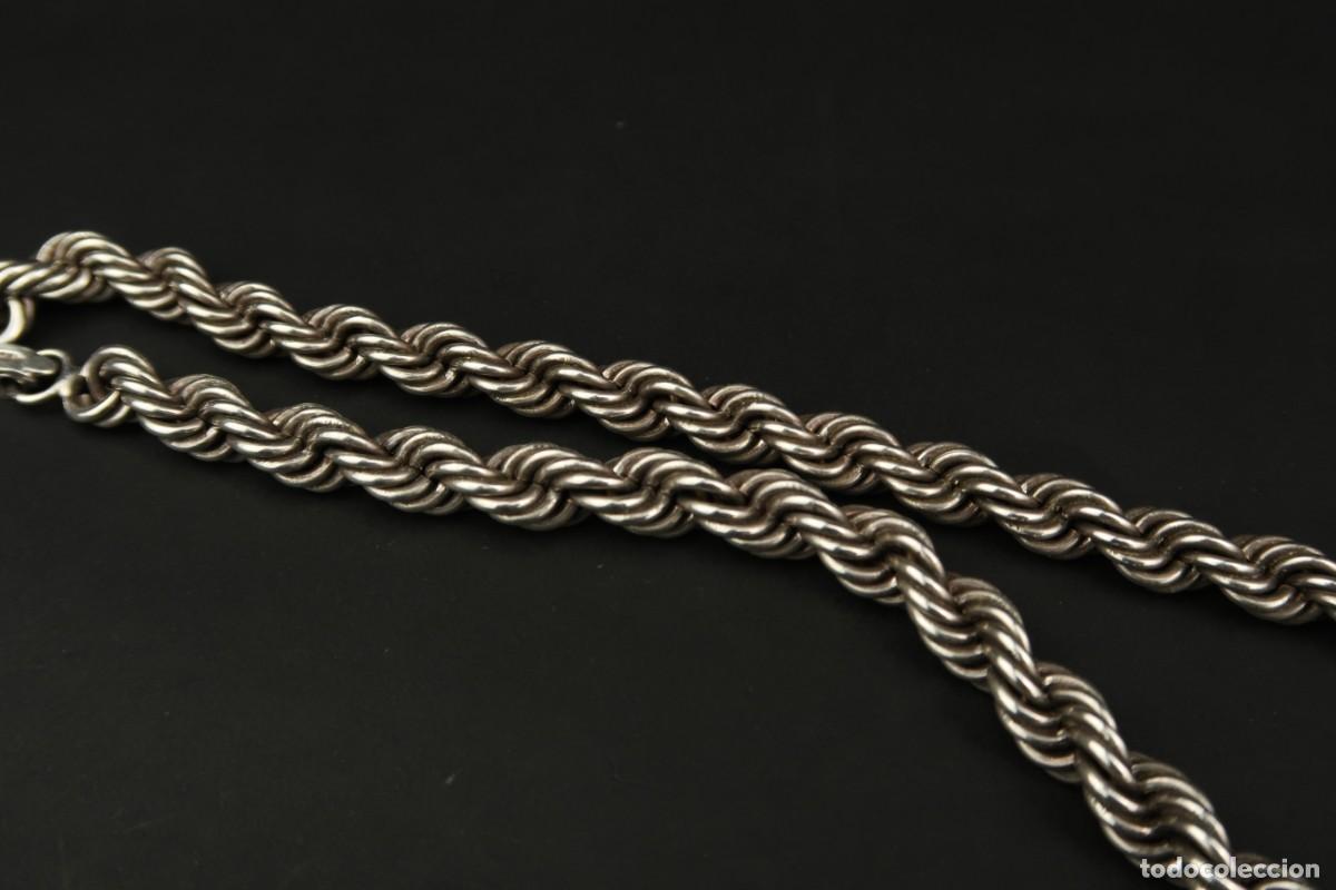Joyeria: Antigua Cadena Cord&oacute;n de Plata - Foto 8