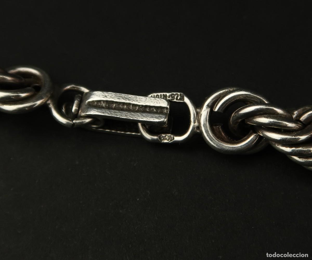 Joyeria: Antigua Cadena Cord&oacute;n de Plata - Foto 12