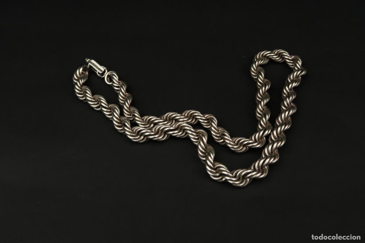 Joyeria: Antigua Cadena Cord&oacute;n de Plata - Foto 13