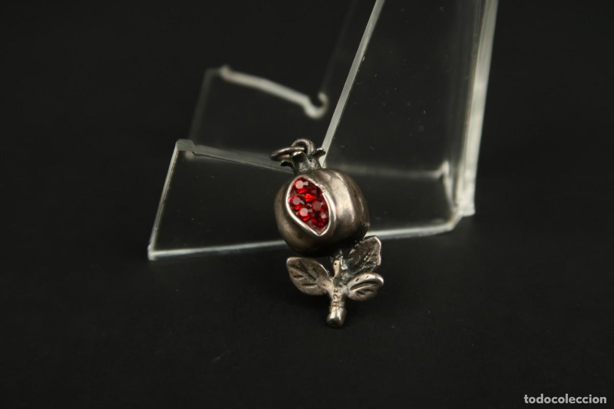Joyeria: Antiguo Colgante Granada de Plata - Foto 4