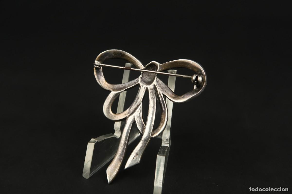 Joyeria: Antiguo Broche de Plata y Marcasitas - Foto 7