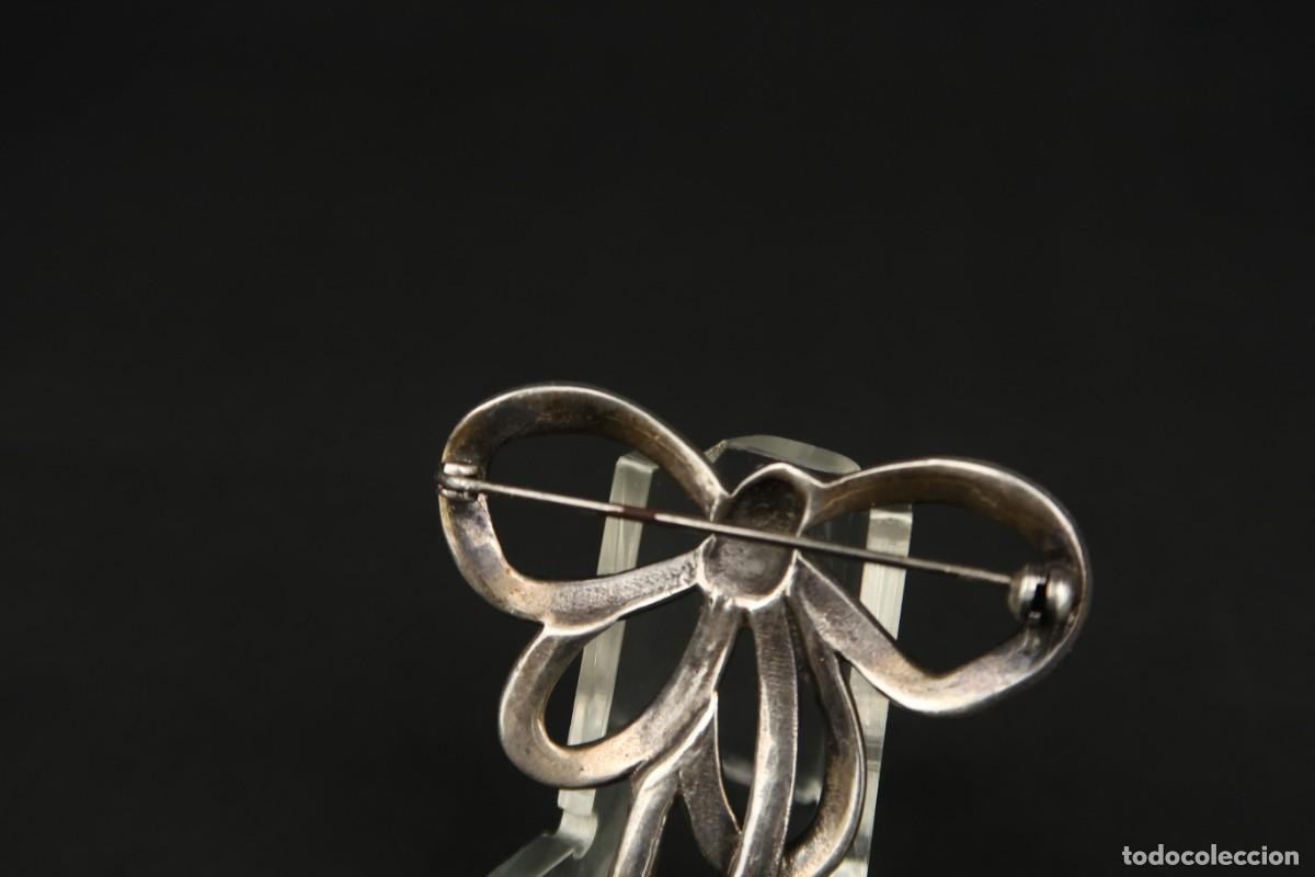 Joyeria: Antiguo Broche de Plata y Marcasitas - Foto 8