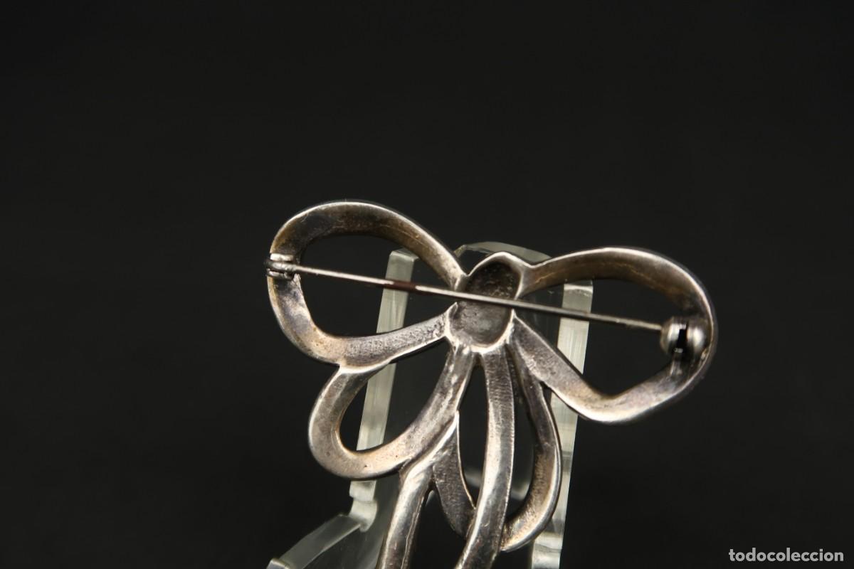 Joyeria: Antiguo Broche de Plata y Marcasitas - Foto 9