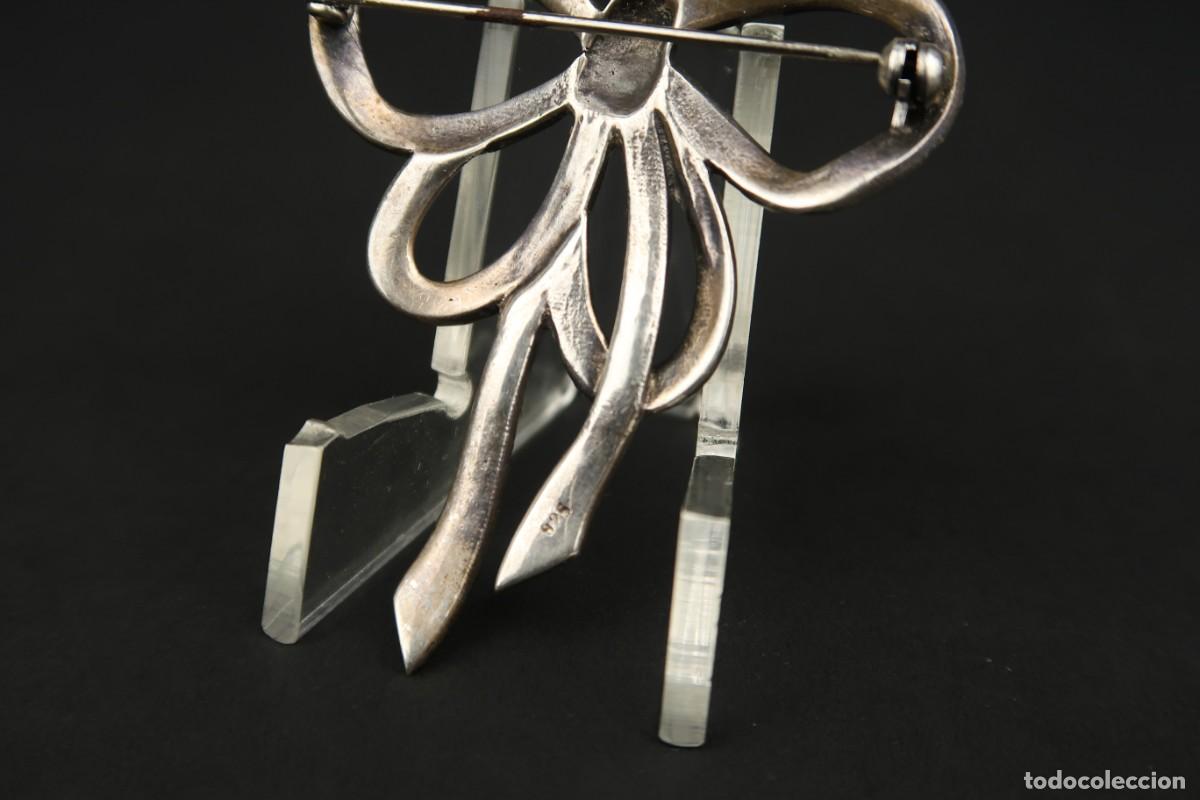 Joyeria: Antiguo Broche de Plata y Marcasitas - Foto 10