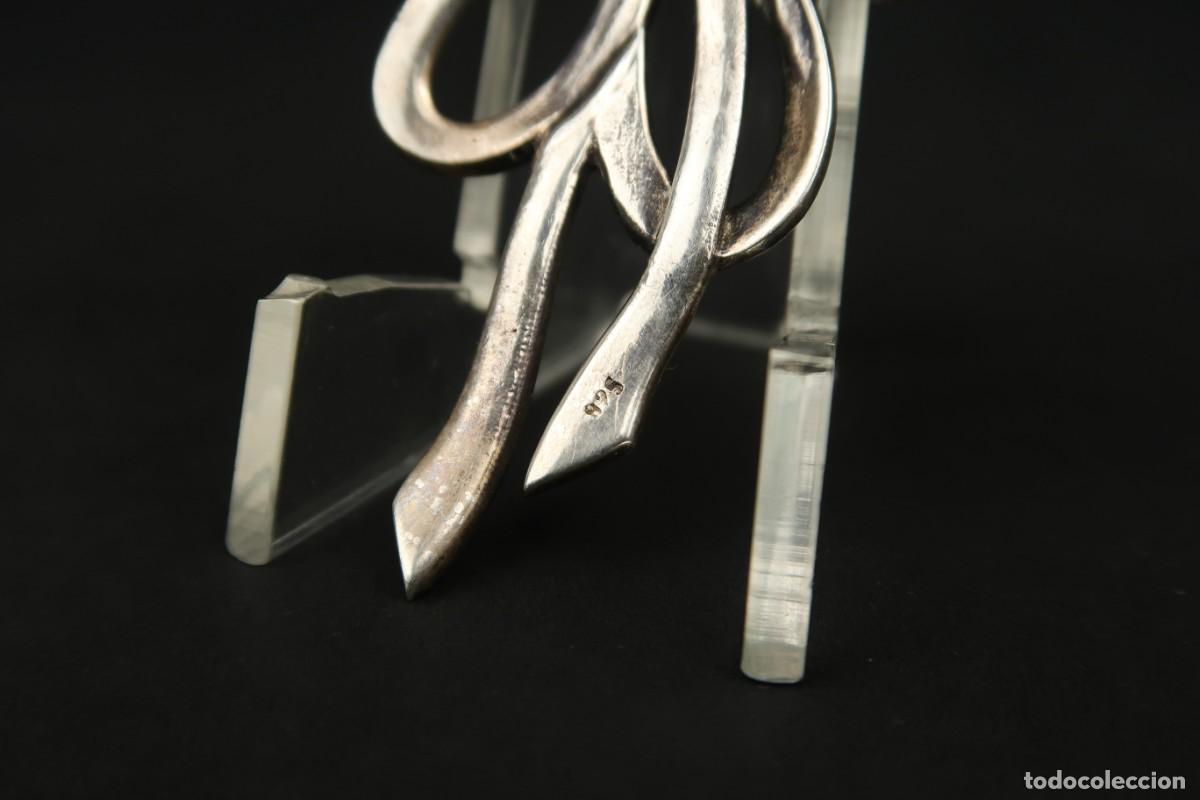 Joyeria: Antiguo Broche de Plata y Marcasitas - Foto 11