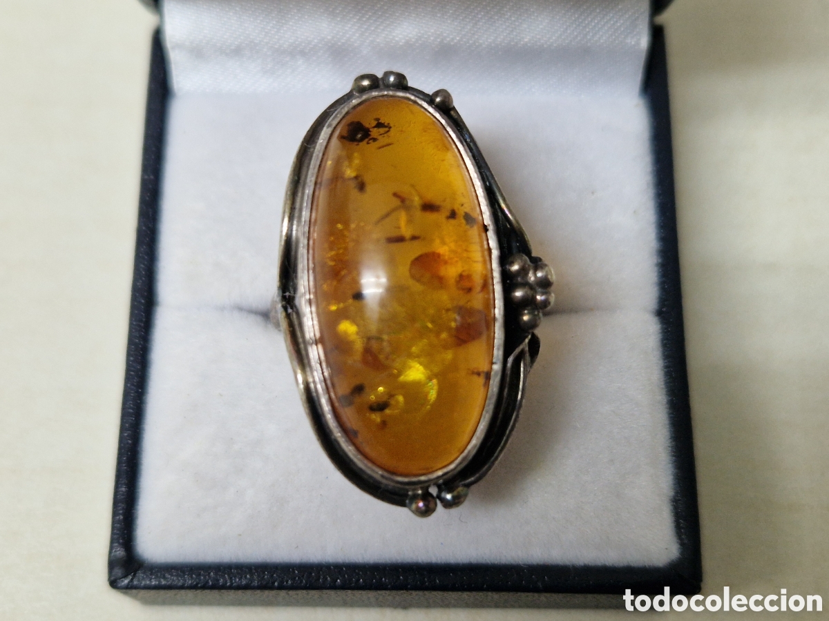 Joyeria: PRECIOSO ANILLO PLATA Y AMBAR - Foto 5
