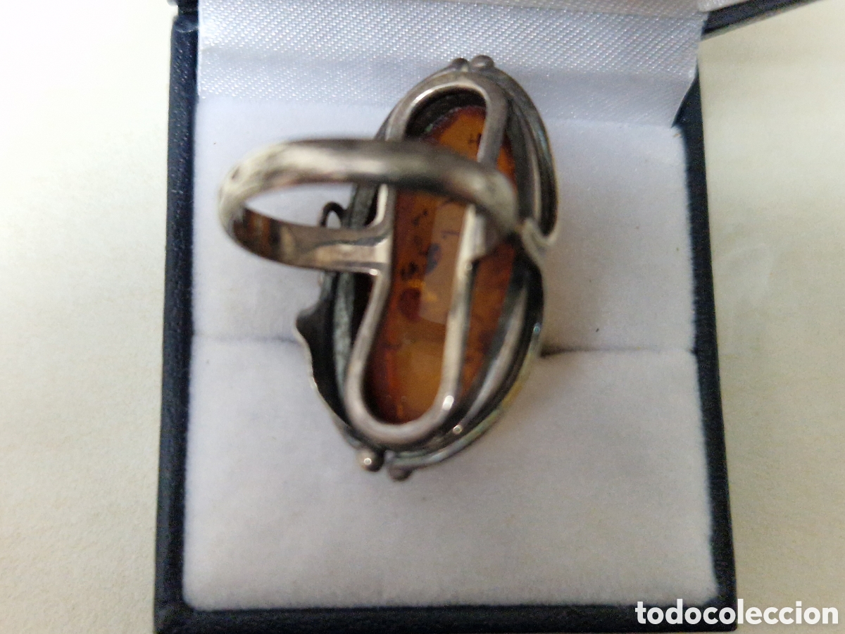 Joyeria: PRECIOSO ANILLO PLATA Y AMBAR - Foto 6