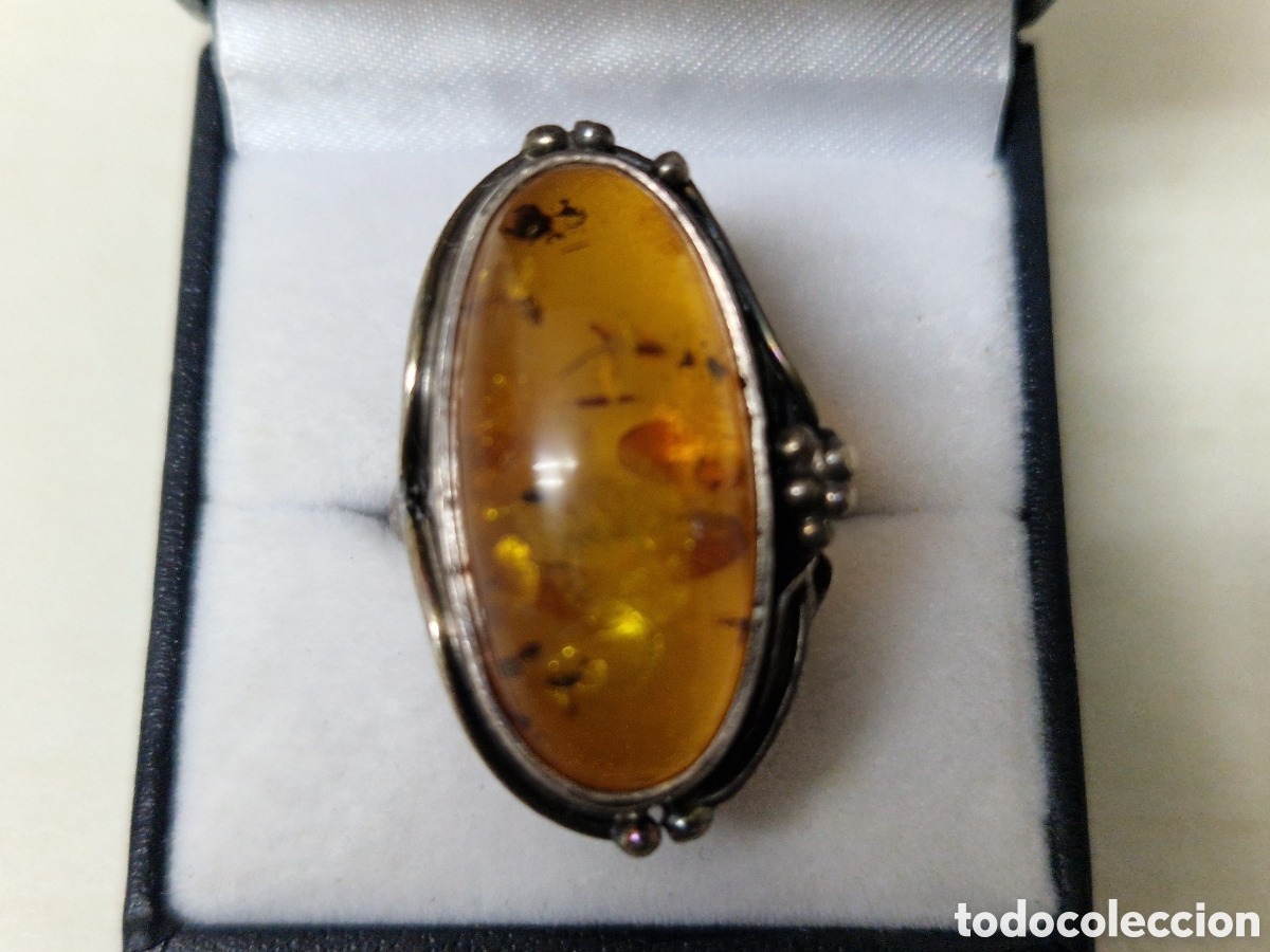Joyeria: PRECIOSO ANILLO PLATA Y AMBAR - Foto 7