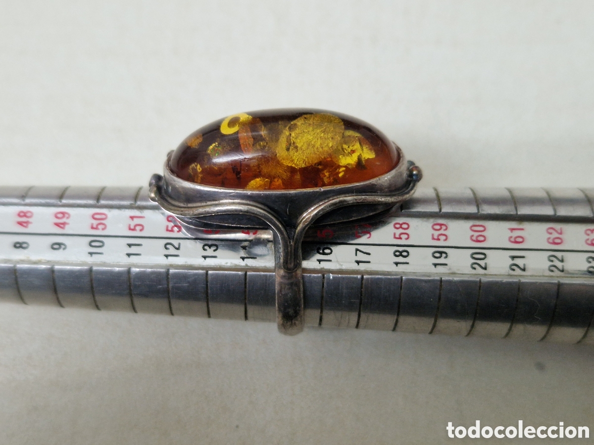 Joyeria: PRECIOSO ANILLO PLATA Y AMBAR - Foto 11