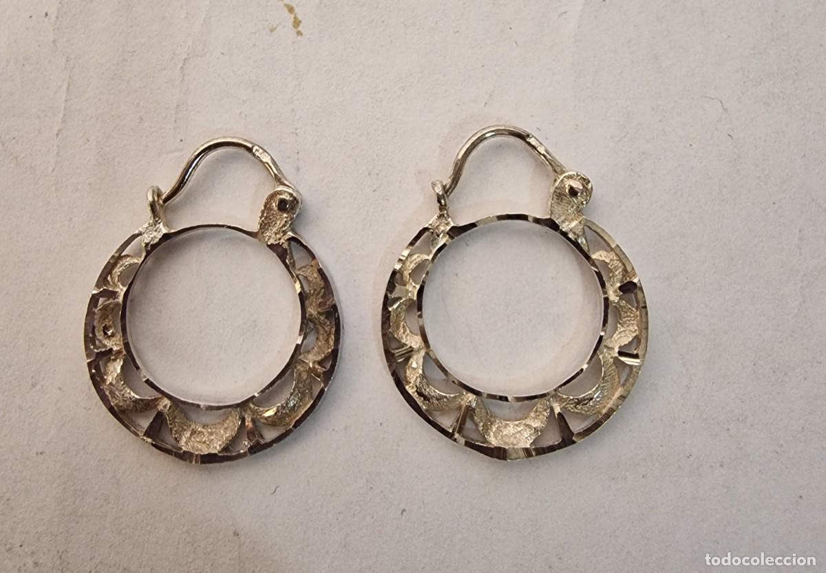 Joyeria: Pendientes arracadas de plata - Foto 1