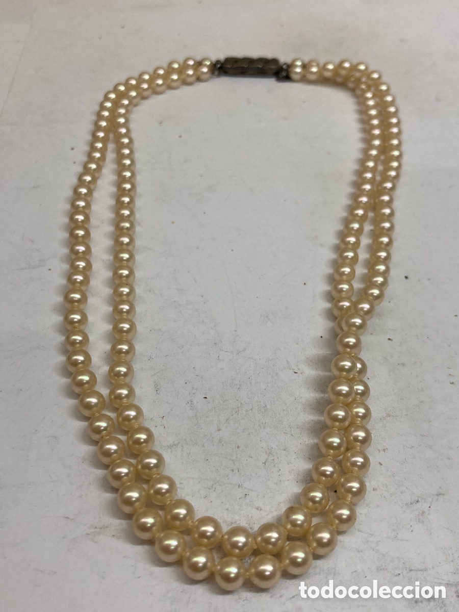 Joyeria: Collar de perlas y cierre plata COLL10 - Foto 1