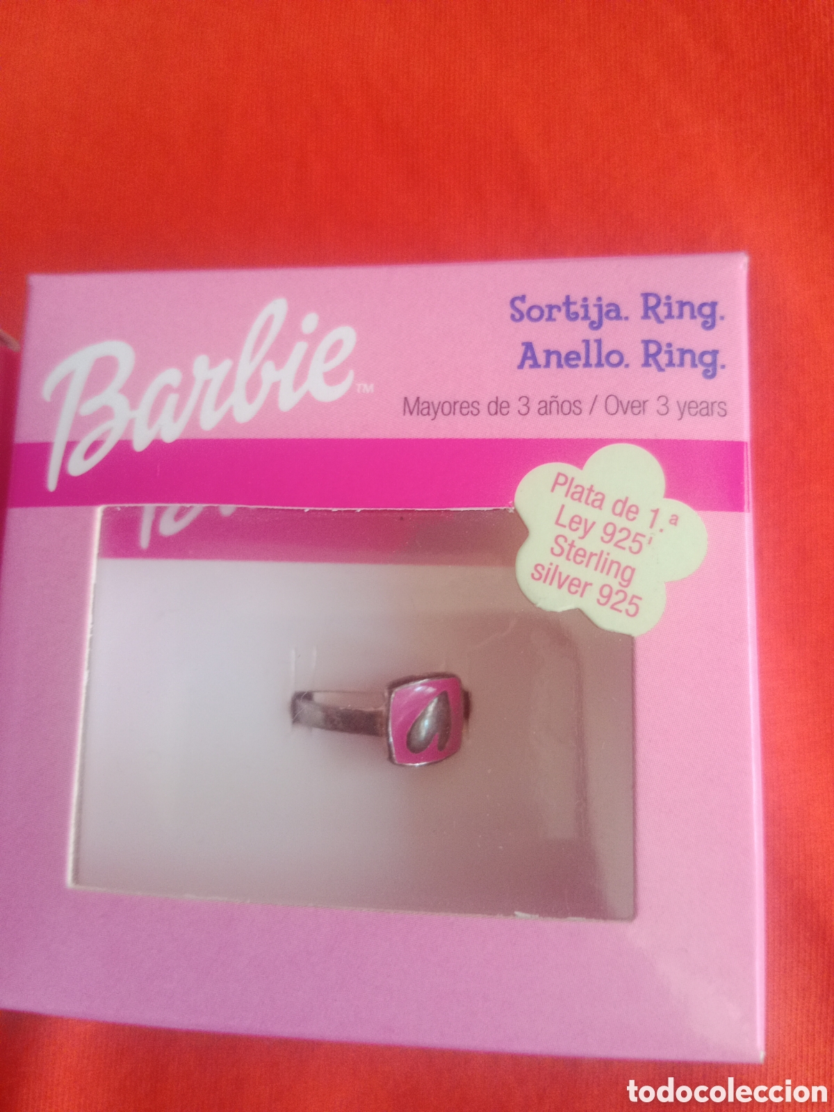 Joyeria: Lote de pendientes y anillo Barbie - Foto 2