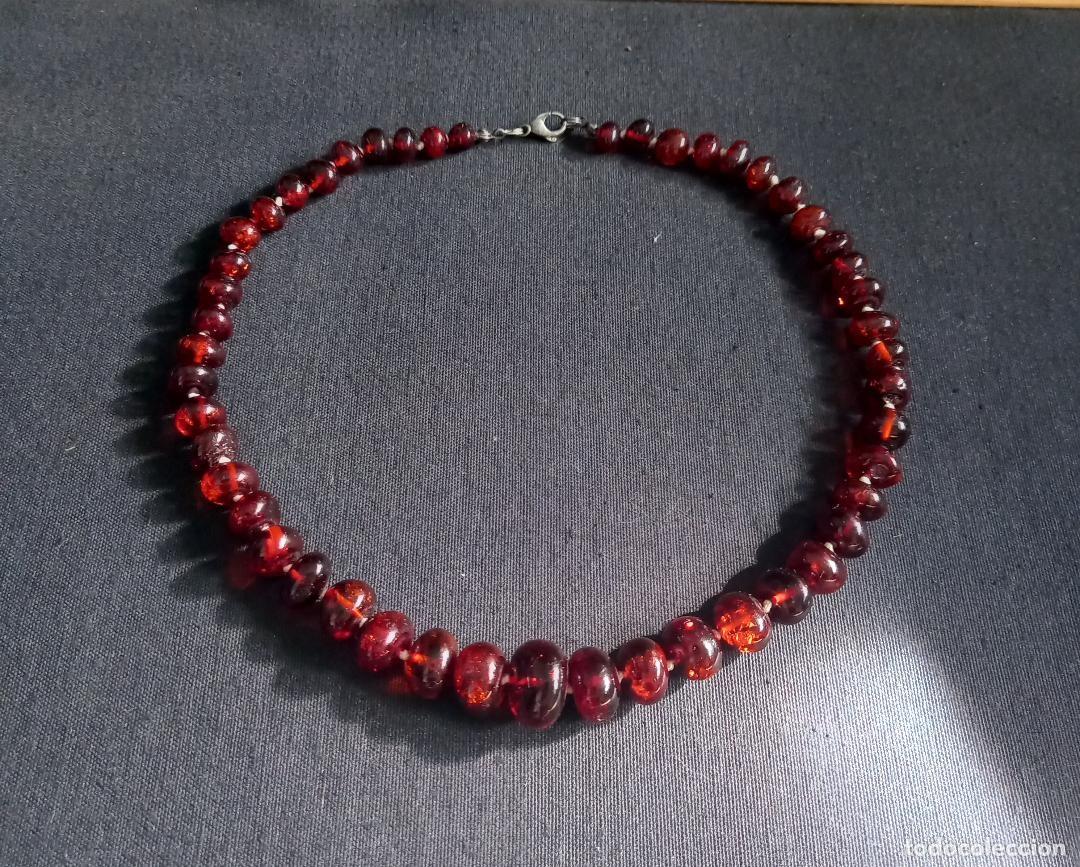 Joyeria: Collar de &aacute;mbar rojo - Foto 1