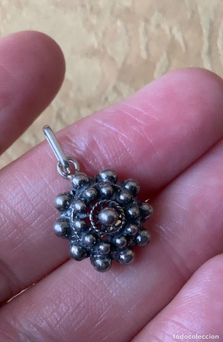 Joyeria: COLGANTE BOT&Oacute;N CHARRO DE PLATA - Foto 4