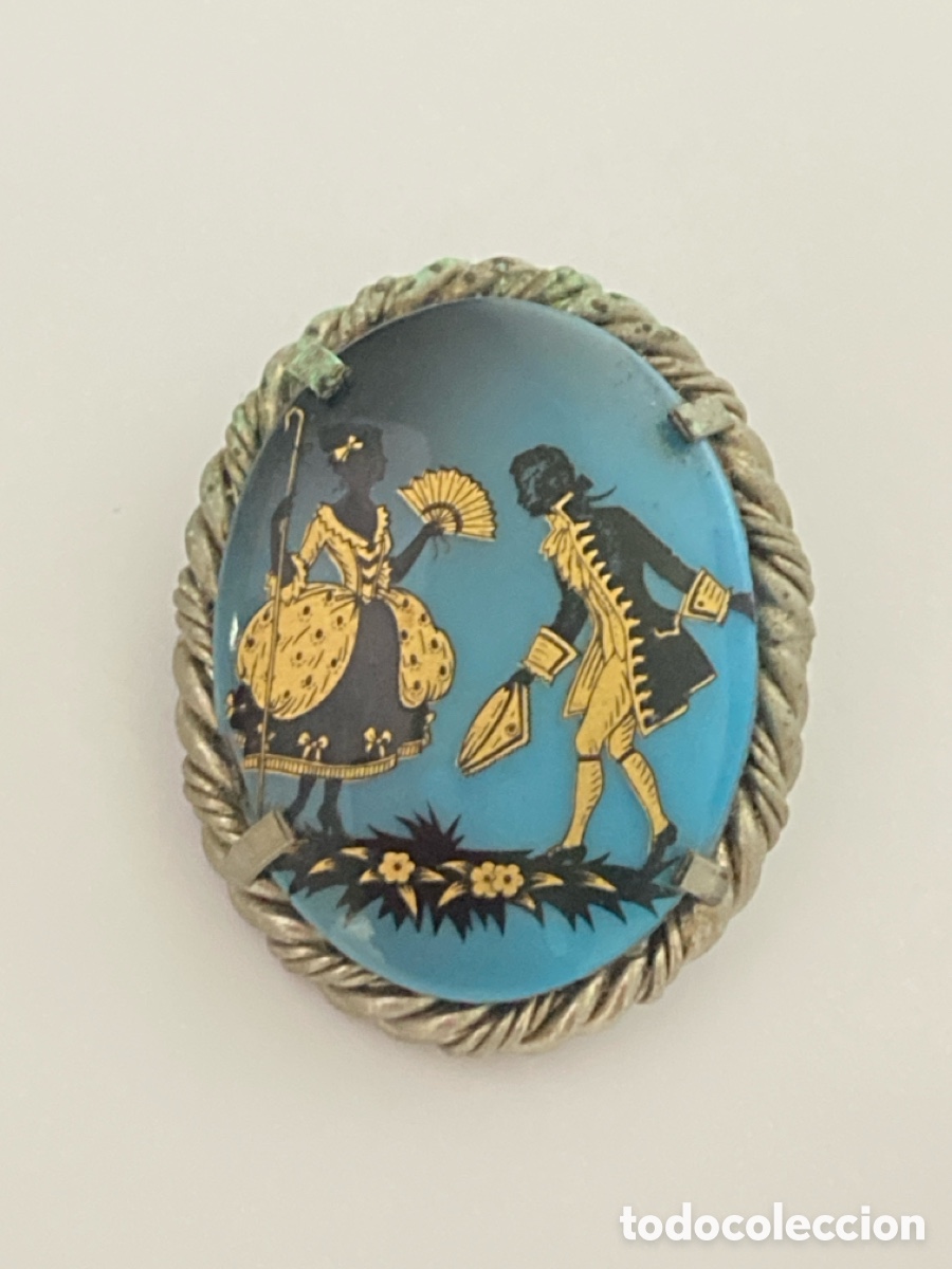 Joyeria: Broche estilo Limoges /B73 - Foto 2