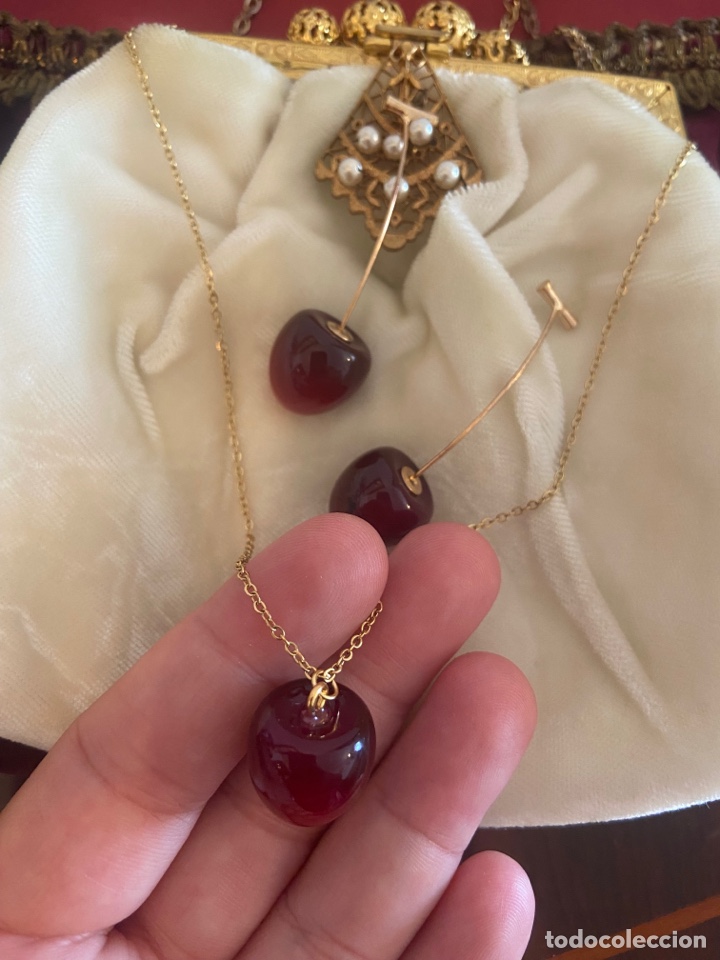 Joyeria: Conjunto cerezas muy bonito - Foto 1