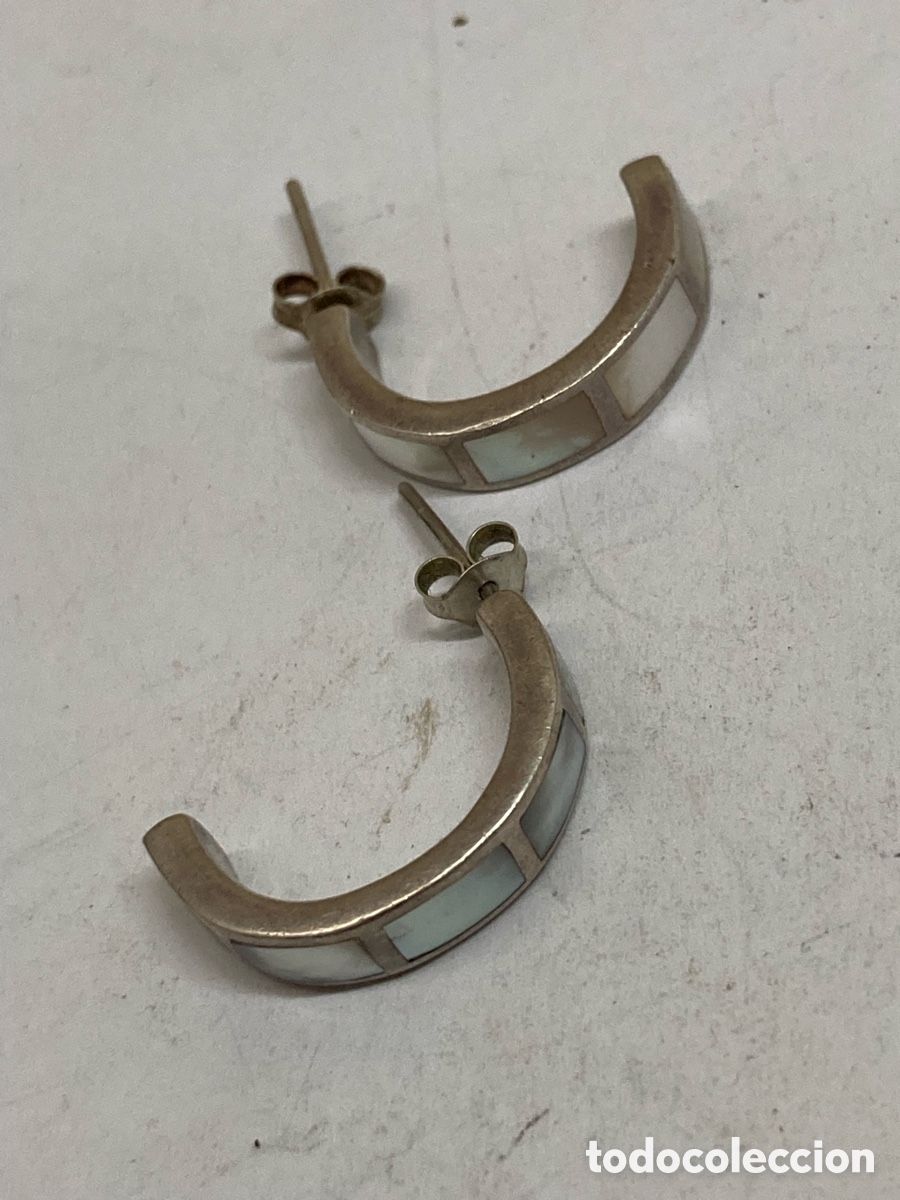 Joyeria: Pendiente de plata n&aacute;car P200 - Foto 1