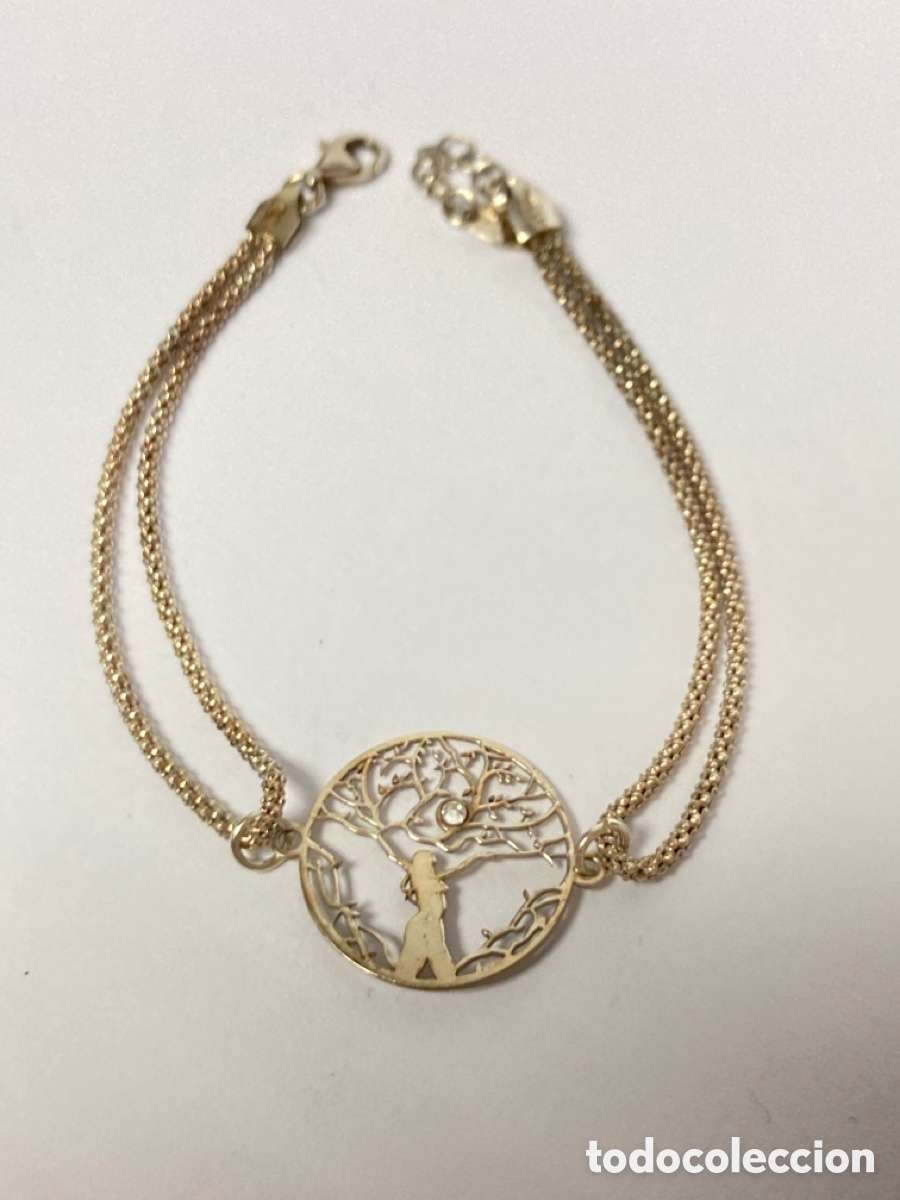 Joyeria: Pulsera de plata con centro de &aacute;rbol de la vida / Pul148 - Foto 1