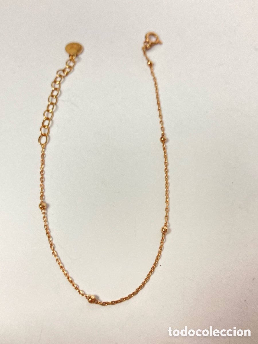 Joyeria: Pulsera de plata chapada de oro rosa/ pul148 - Foto 1