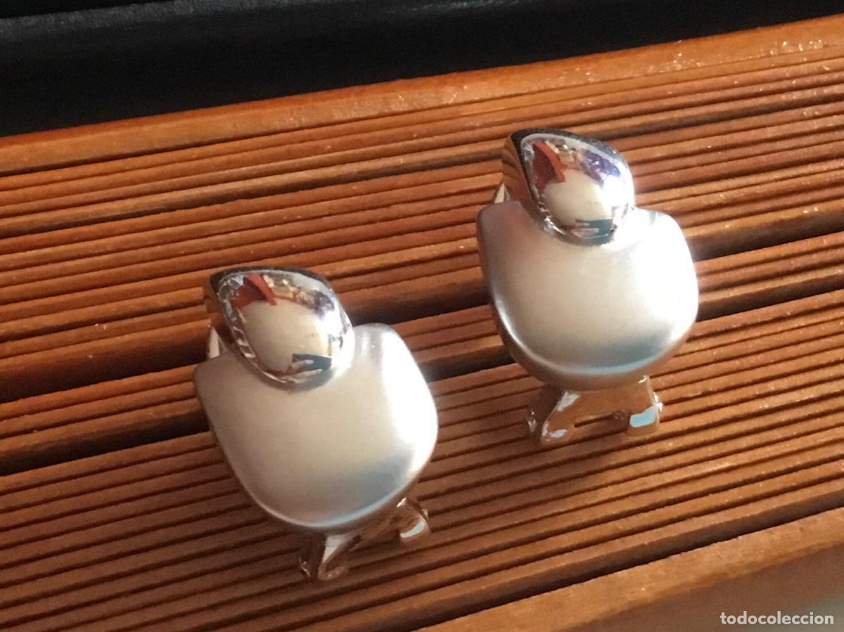 Joyeria: PENDIENTES RODIADOS CON CIERRE OMEGA MATE Y BRILLO. - Foto 3
