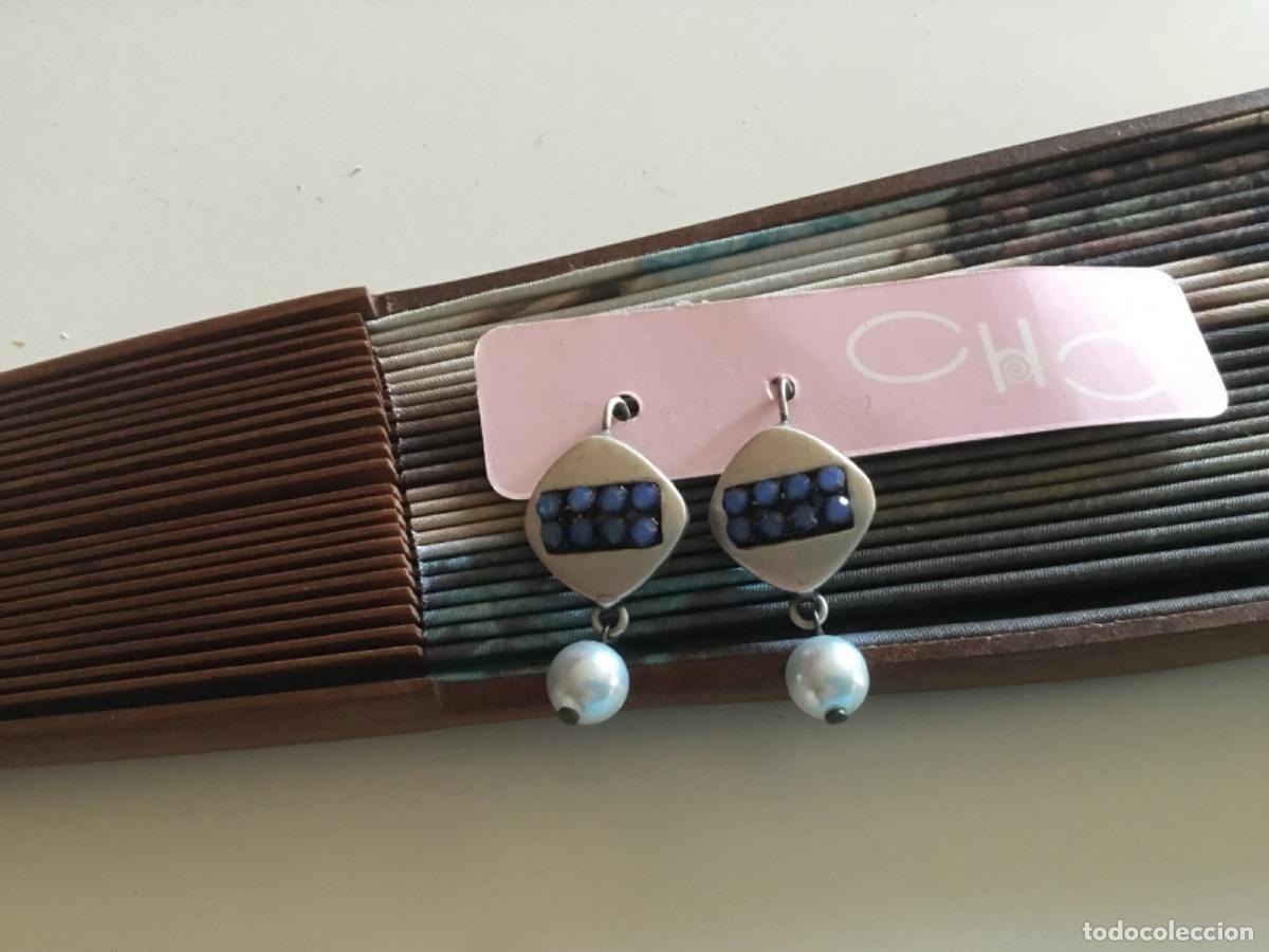 Joyeria: PENDIENTES CON CRISTAL SWAROVSKI AZUL MATE - Foto 2