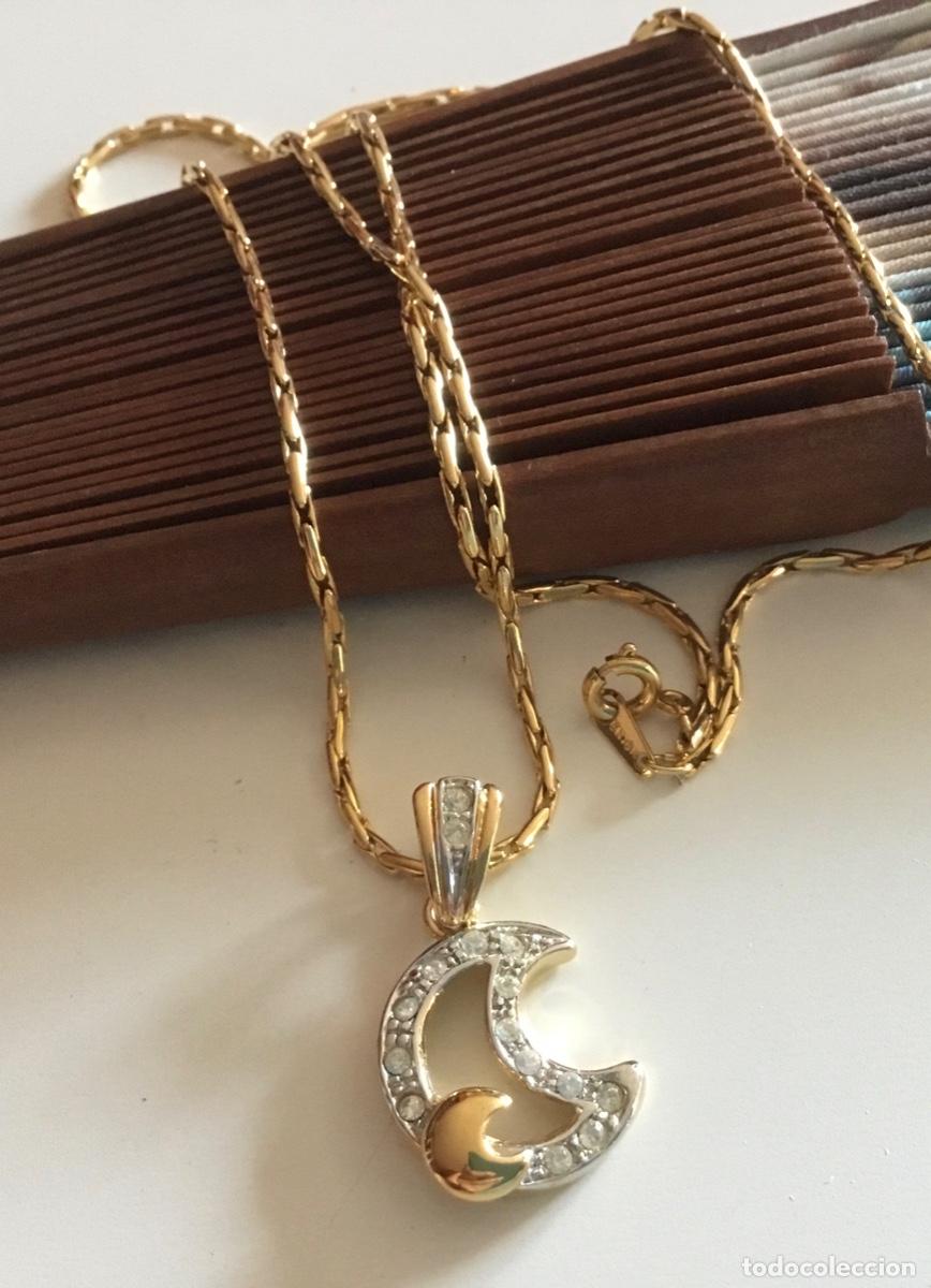 Joyeria: GARGANTILLA CHAPADA EN ORO CON LUNA Y CRISTAL - Foto 2