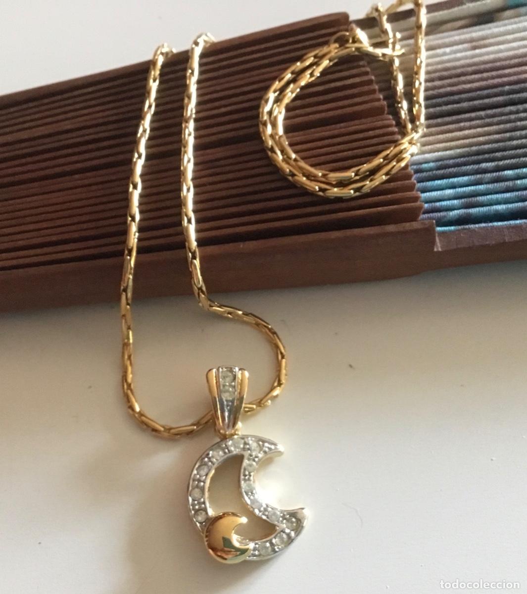 Joyeria: GARGANTILLA CHAPADA EN ORO CON LUNA Y CRISTAL - Foto 4