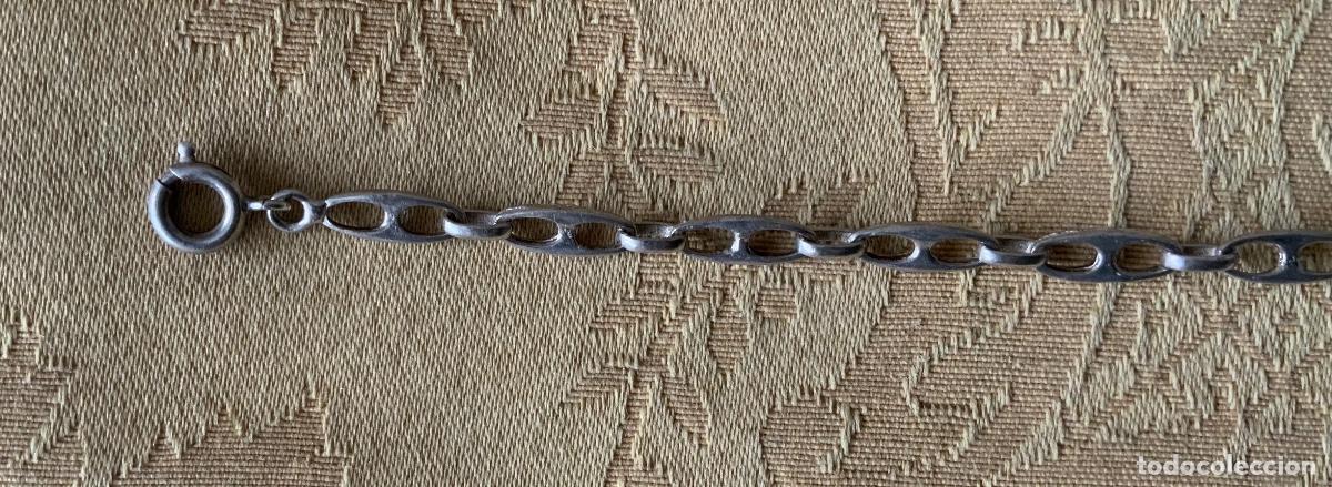 Joyeria: ANTIGUA PULSERA DE PLATA ESLABONES - Foto 6