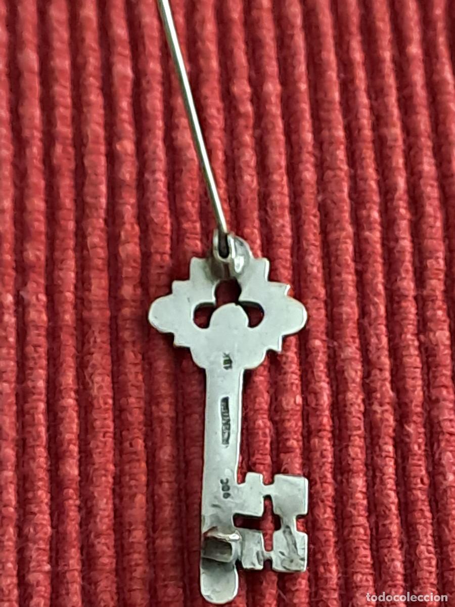 Joyeria: MAGNIFICO BROCHE DE PLATA Y PIEDRAS - Foto 2