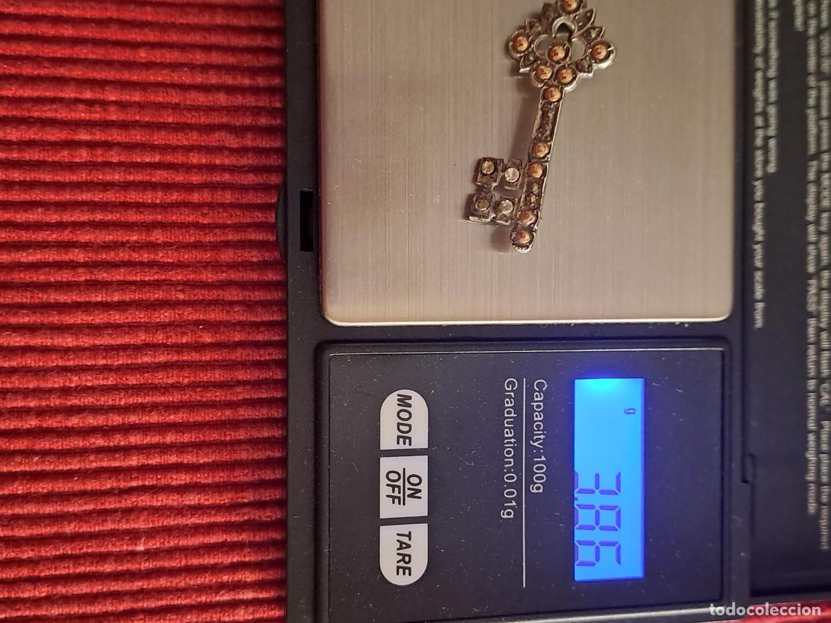 Joyeria: MAGNIFICO BROCHE DE PLATA Y PIEDRAS - Foto 4