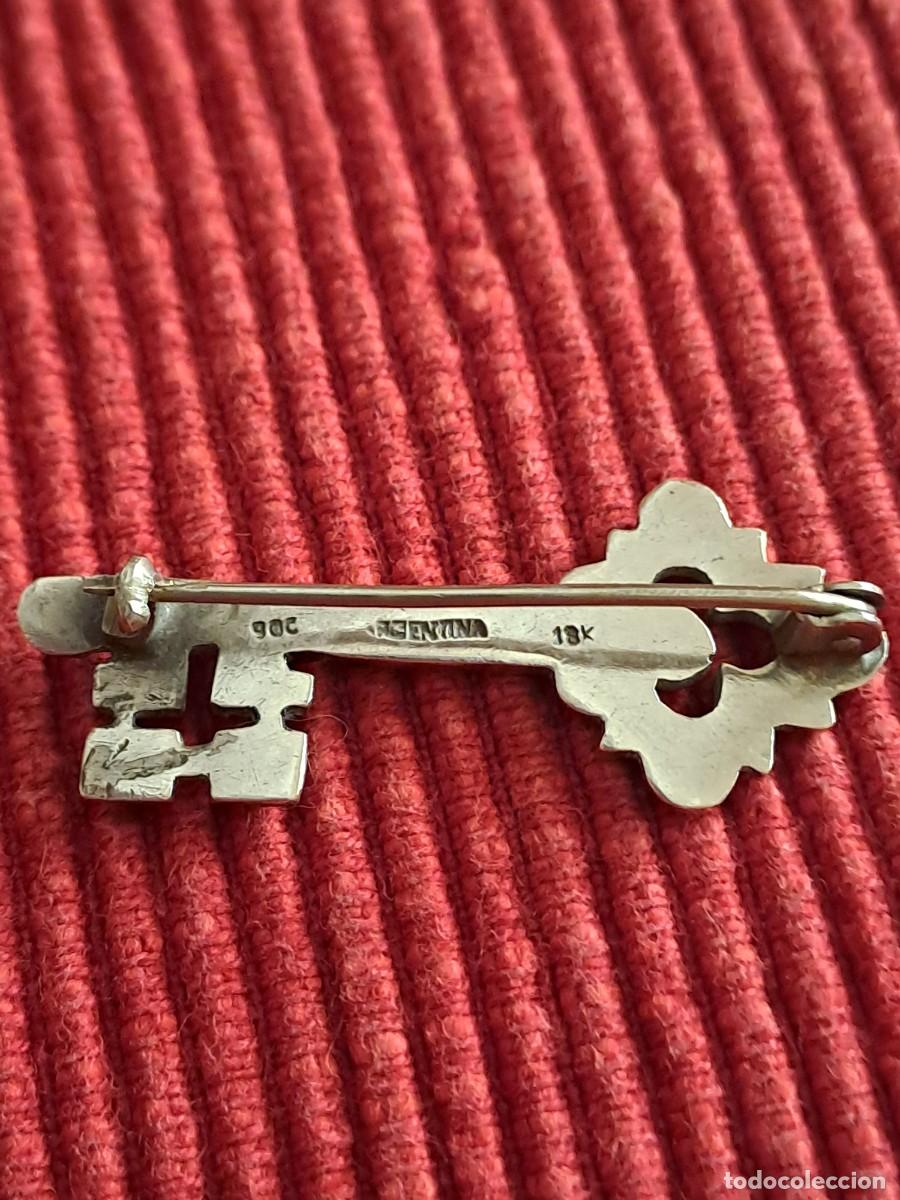 Joyeria: MAGNIFICO BROCHE DE PLATA Y PIEDRAS - Foto 7