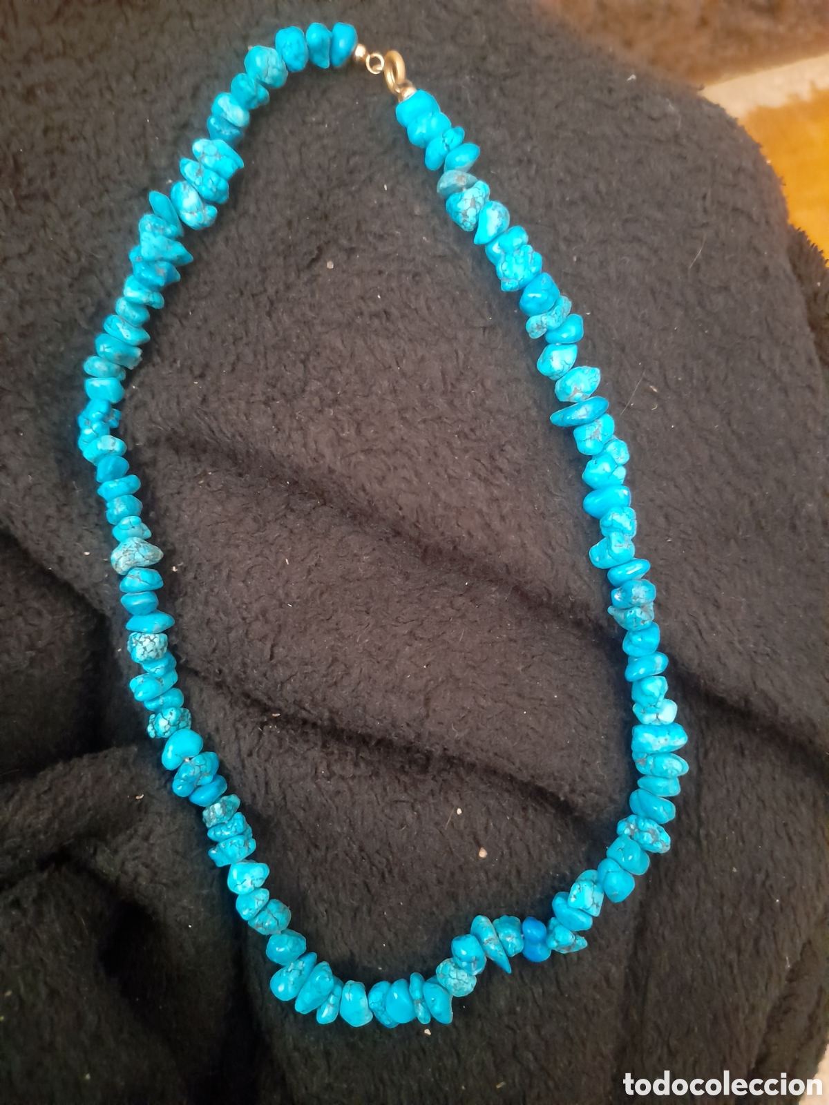 Joyeria: Bonito collar de turquesas, mide 42 cm de largo - Foto 1