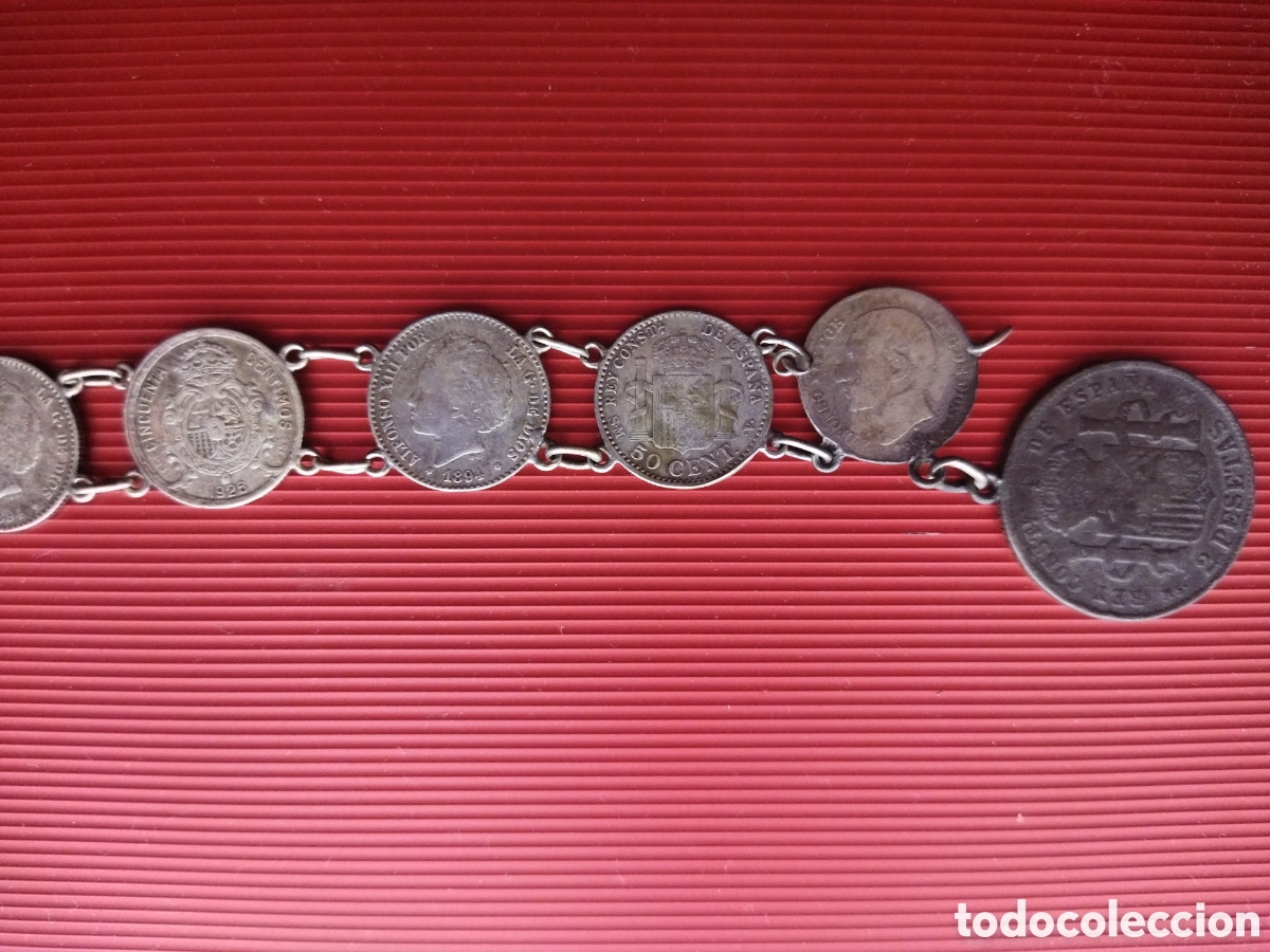 Joyeria: Pulsera monedas espa&ntilde;olas - Foto 3