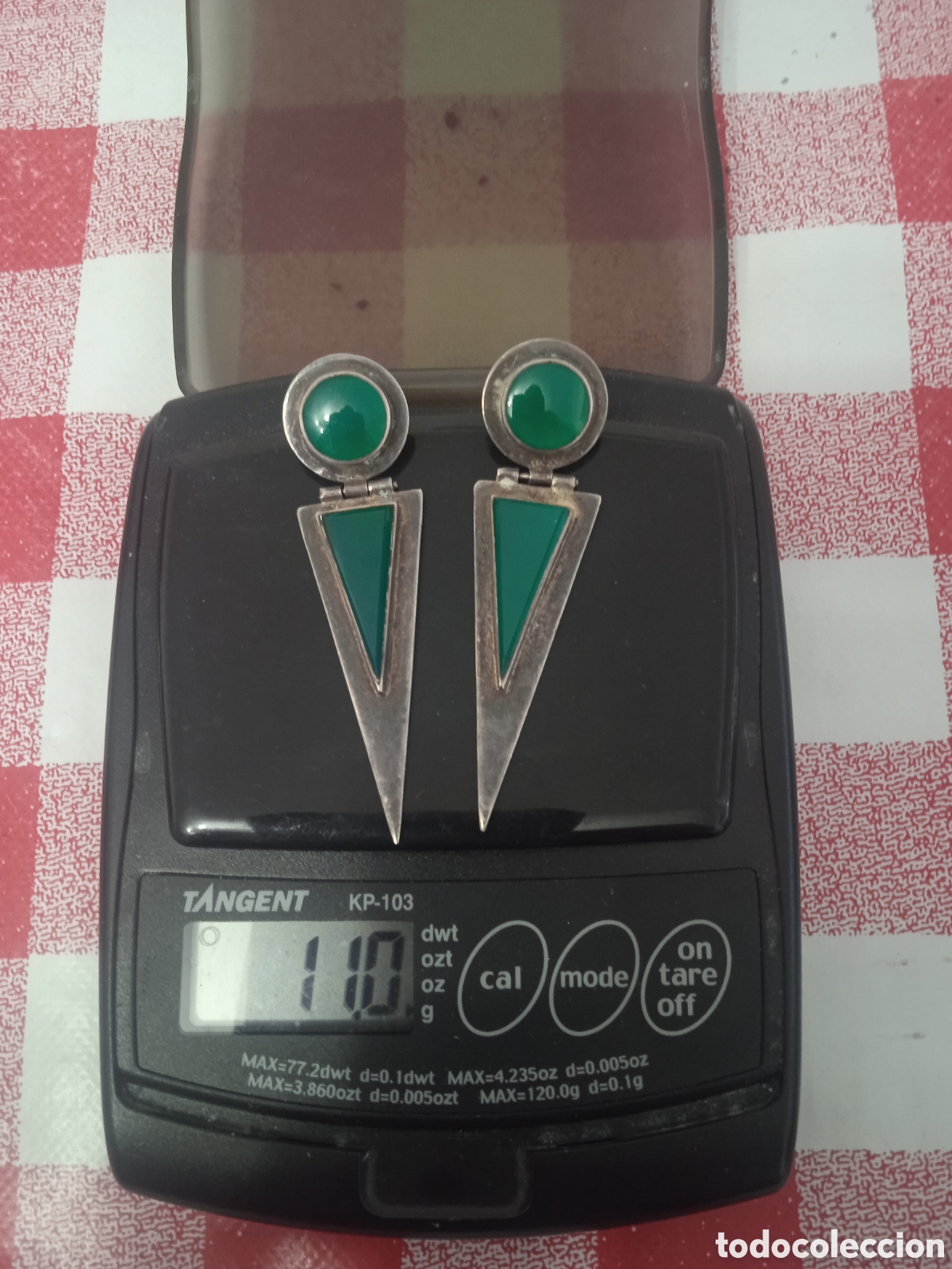 Joyeria: Pendientes antiguos de plata - Foto 1