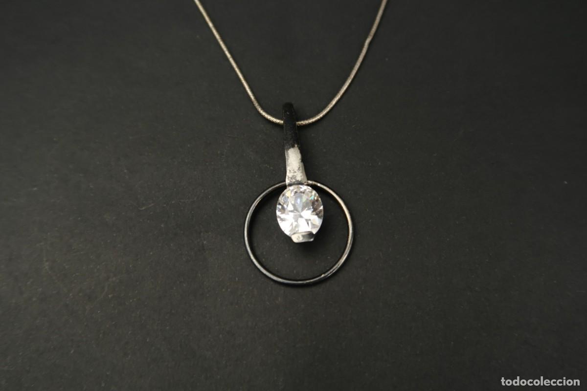 Joyeria: Antiguo Colgante de Plata con Cadena - Foto 2
