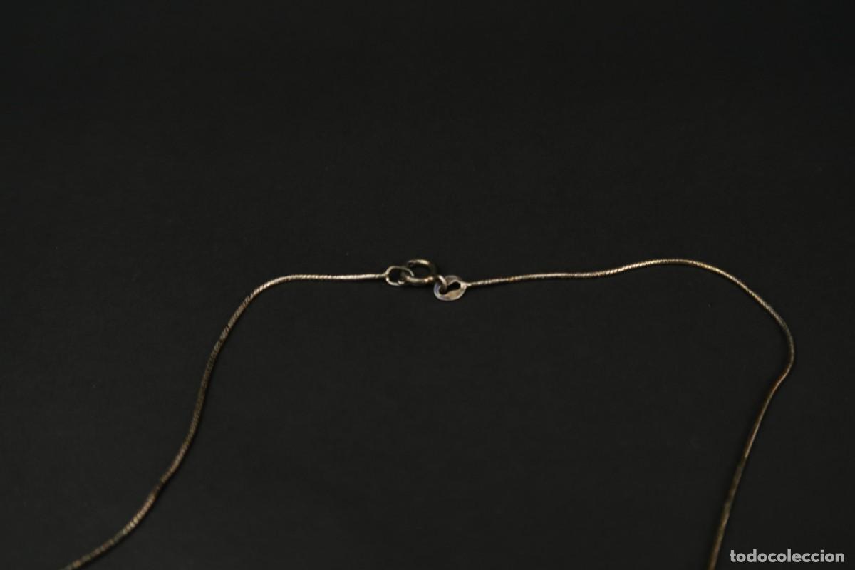 Joyeria: Antiguo Colgante de Plata con Cadena - Foto 4