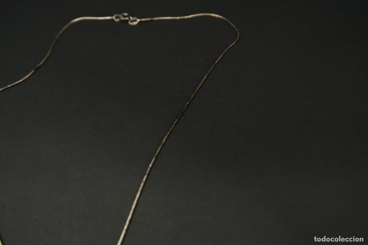Joyeria: Antiguo Colgante de Plata con Cadena - Foto 5