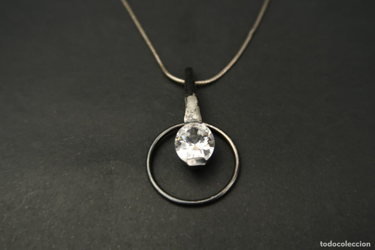 Joyeria: Antiguo Colgante de Plata con Cadena - Foto 6