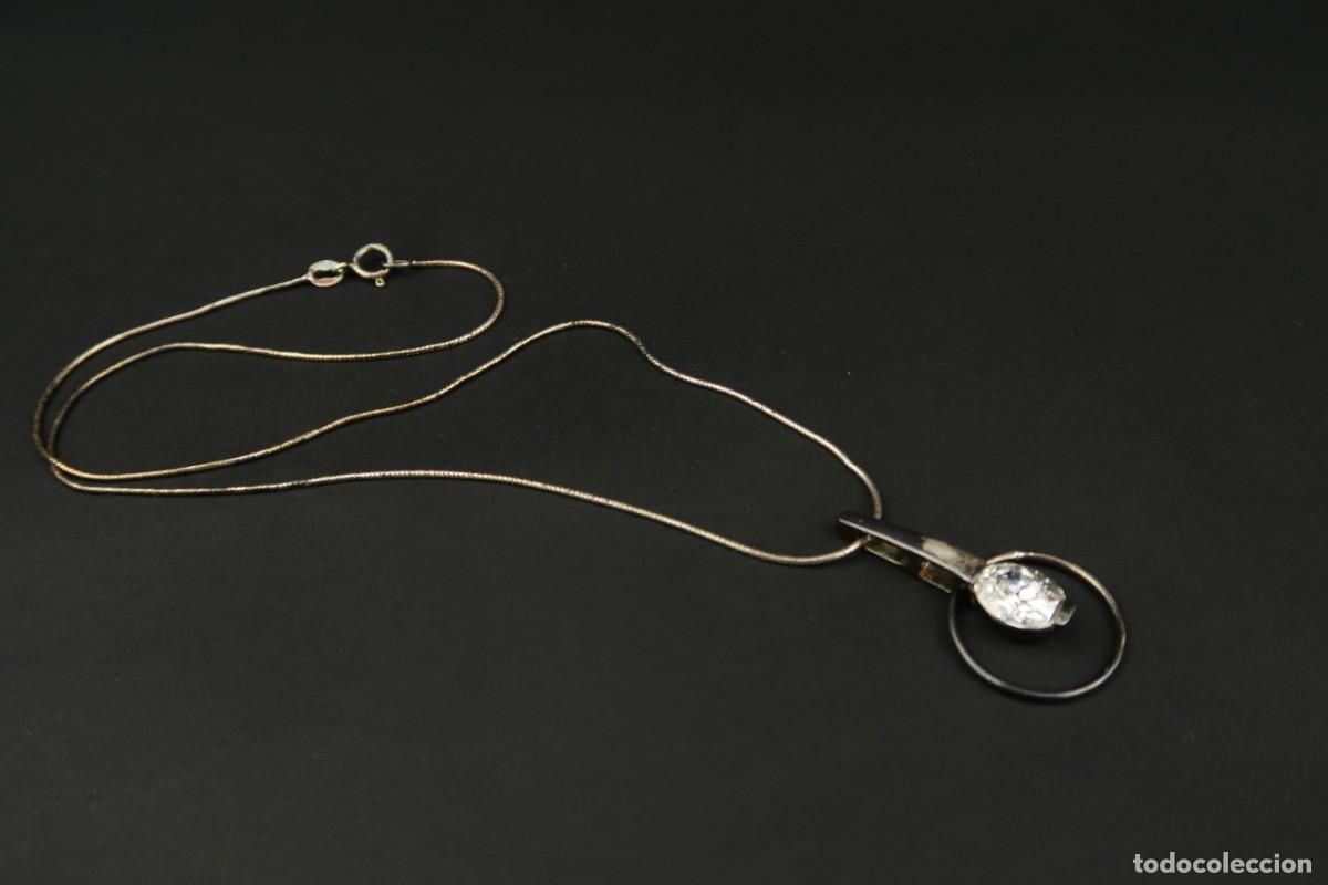 Joyeria: Antiguo Colgante de Plata con Cadena - Foto 7