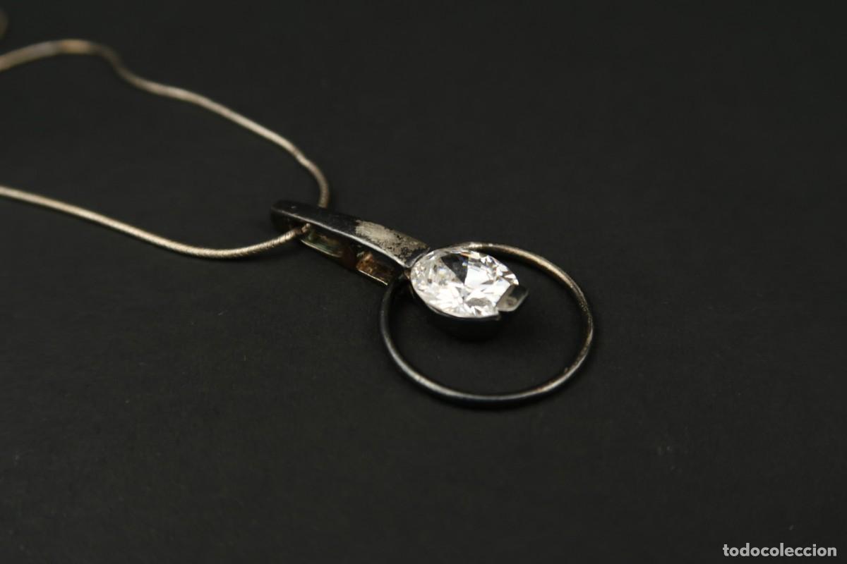 Joyeria: Antiguo Colgante de Plata con Cadena - Foto 8