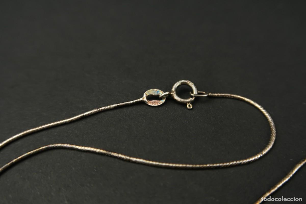 Joyeria: Antiguo Colgante de Plata con Cadena - Foto 10