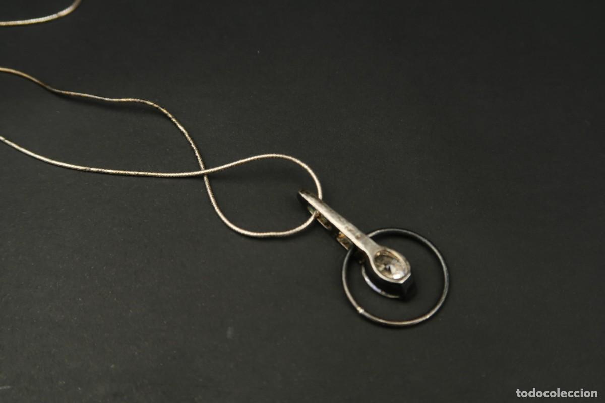 Joyeria: Antiguo Colgante de Plata con Cadena - Foto 11