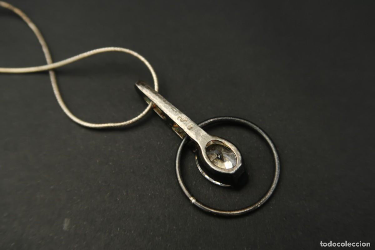 Joyeria: Antiguo Colgante de Plata con Cadena - Foto 12