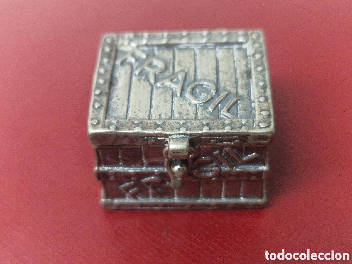 Joyeria: CAJA PASTILLEROS EN PLATA LABRADA Y REPUJADA - Foto 1