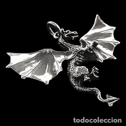 Joyeria: COLGANTE DE PLATA DE LEY DE DRAGON VOLANDO - Foto 1