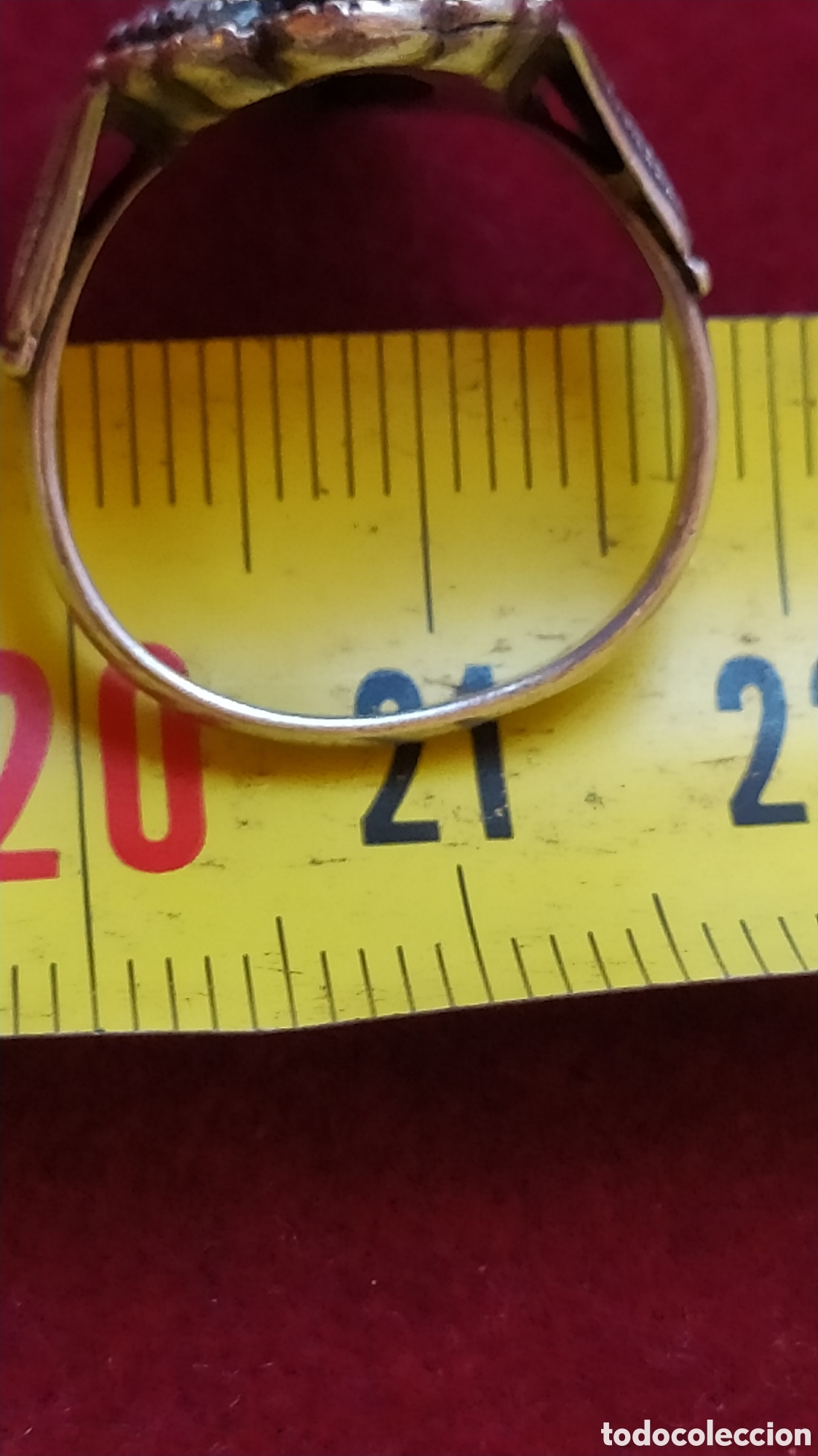 Joyeria: Anillo antiguo plata oro y marquesitas - Foto 7