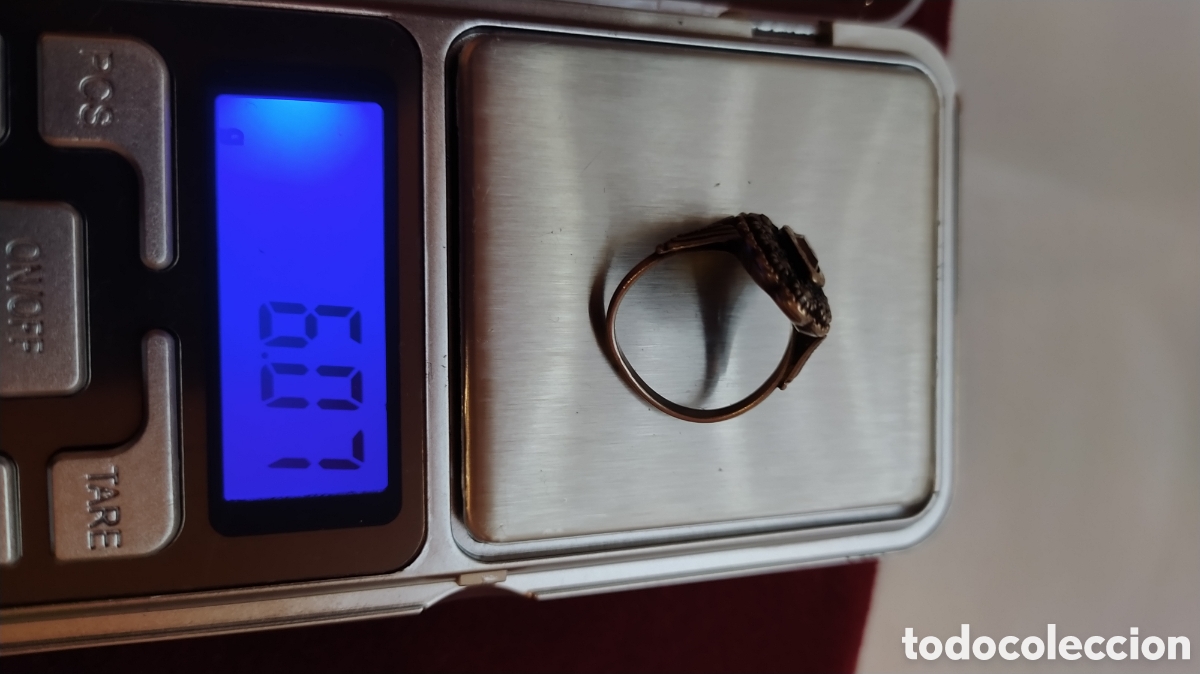 Joyeria: Anillo antiguo plata oro y marquesitas - Foto 9