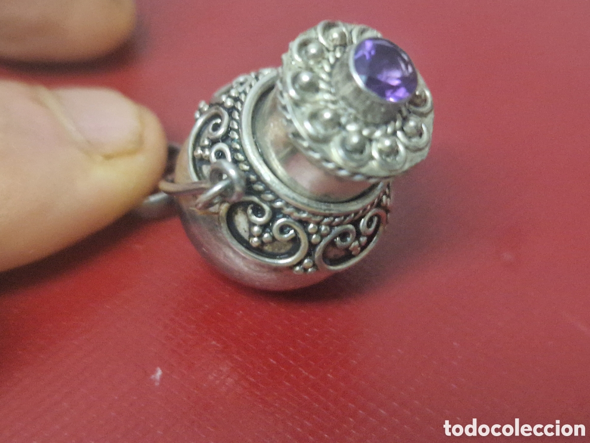 Joyeria: PRECIOSA CANTORA ANTIGUA EN PLATA DE LEY - Foto 2