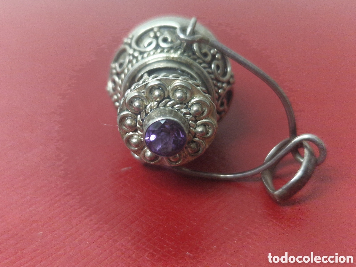 Joyeria: PRECIOSA CANTORA ANTIGUA EN PLATA DE LEY - Foto 7