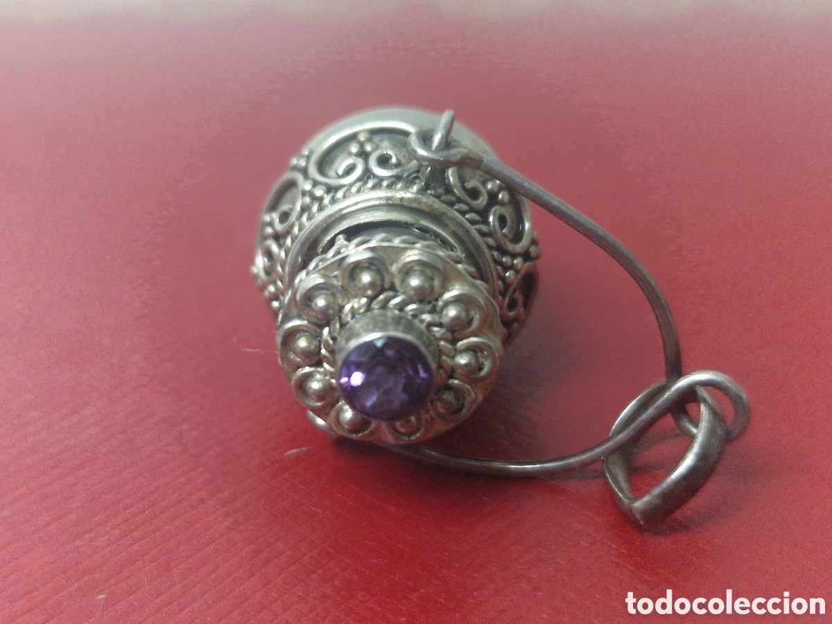 Joyeria: PRECIOSA CANTORA ANTIGUA EN PLATA DE LEY - Foto 8